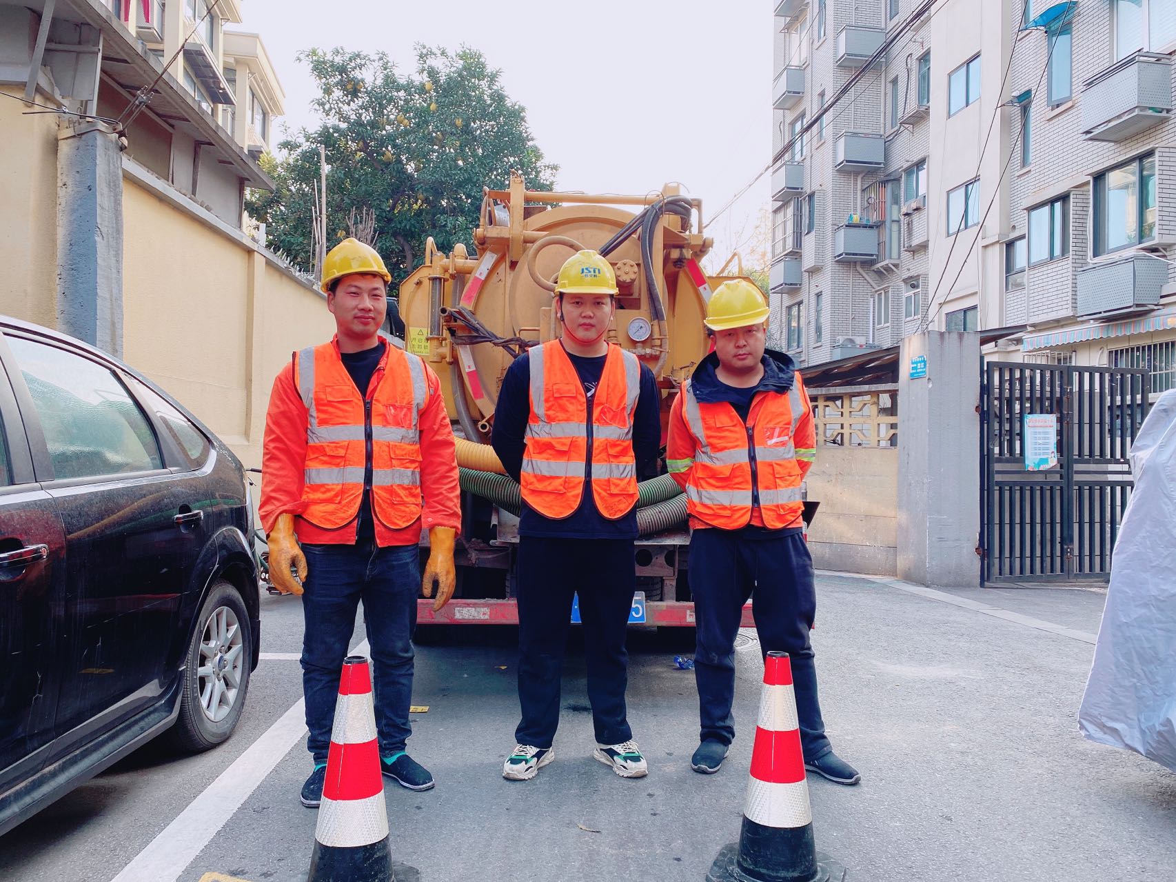 北门桥南京某小区管道清淤检测施工